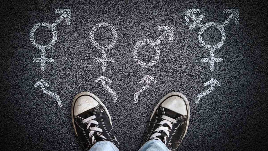 Sex data and gender Sullivan review: Image shows make and female icons alongside non-binary icons