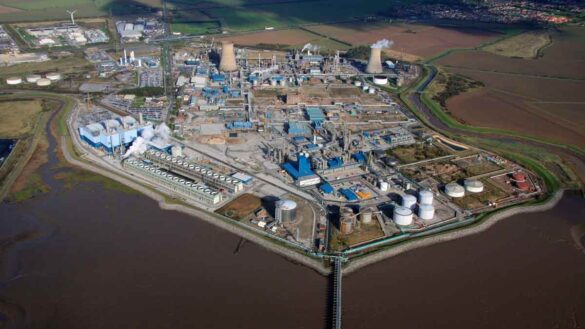 Bioethanol jobs at risk. Photo shows Saltend Chemicals Park near Hull, where Vivergo's bioethanol facility is based.