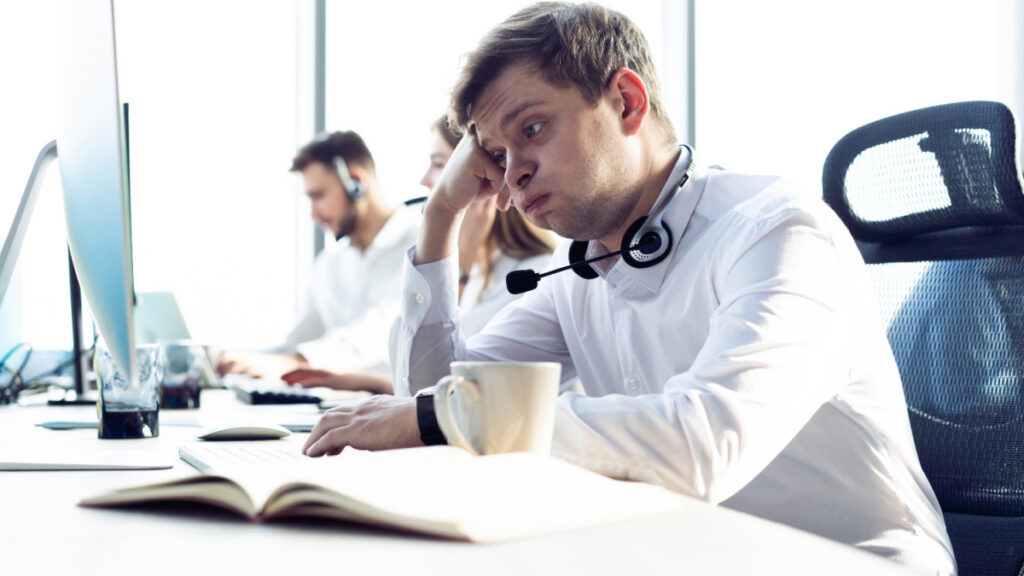 Call centre workers