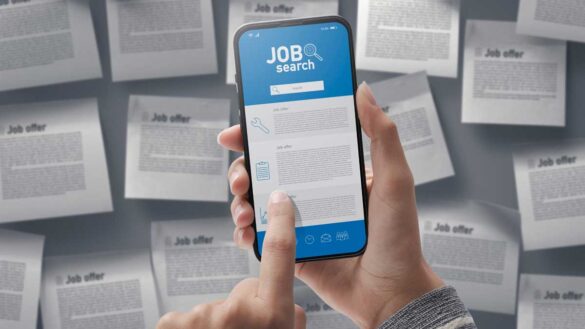 UK job vacancies July 2025
