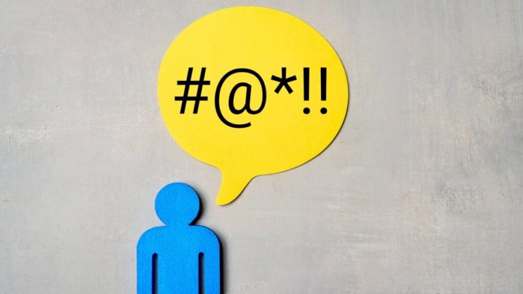 Adviser who made sexual remarks unfairly dismissed by Barclays: Image shows man with speech bubble saying "#@*!!"