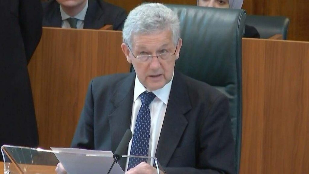 Supreme Court ruling judge Lord Hodge, deputy president.